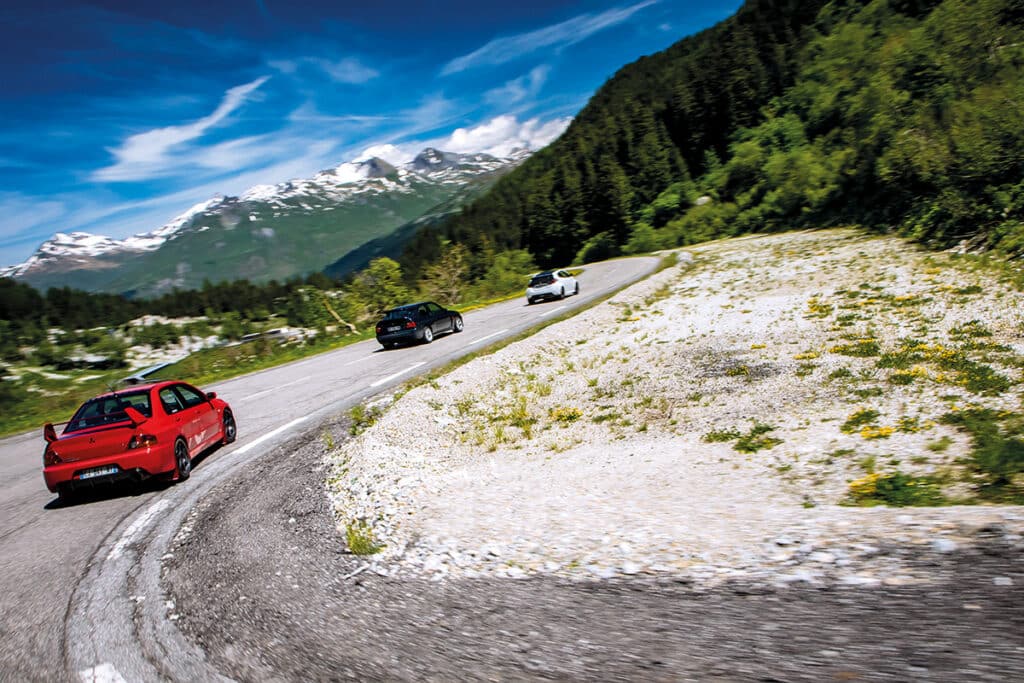 gr yaris escort cosworth mitsu evo 5