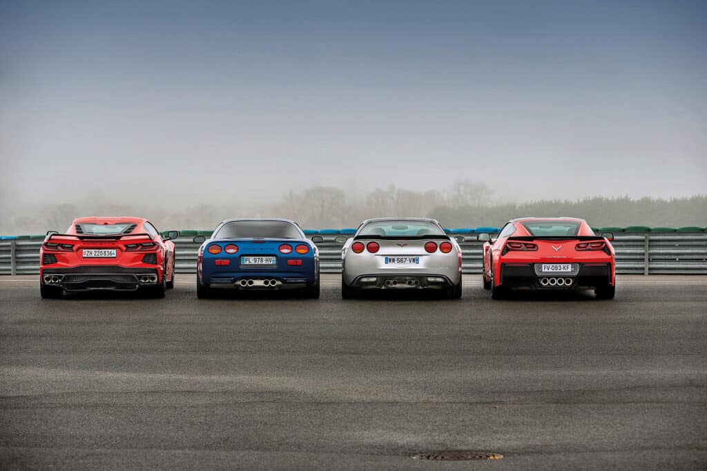 corvette c5, c6, c7, c8