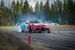 kalle rovanpera drift mondelo park 2022 toyota supra 14