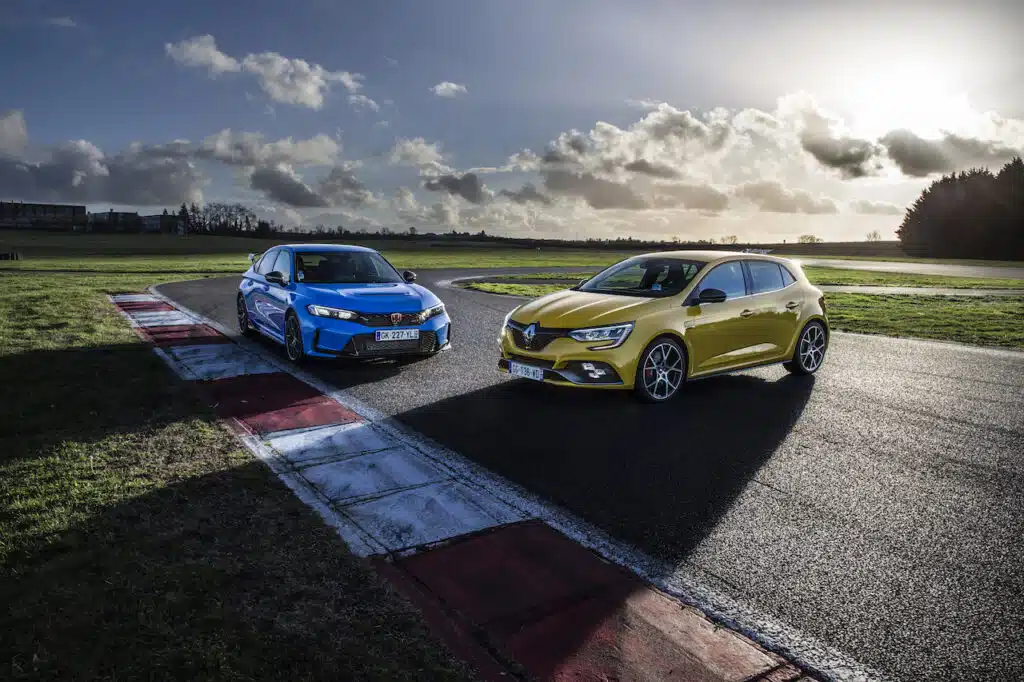 match honda civic type r / renault mégane rs trophy