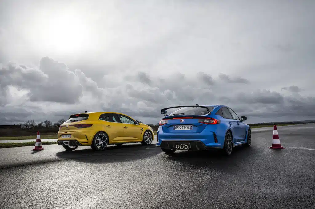 match honda civic type r / renault mégane rs trophy