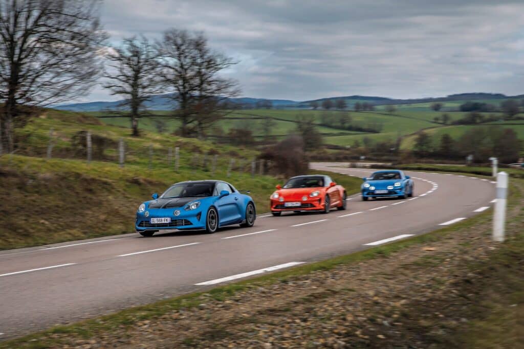 alpine a110 r façe à la a110 s et la a110 pure