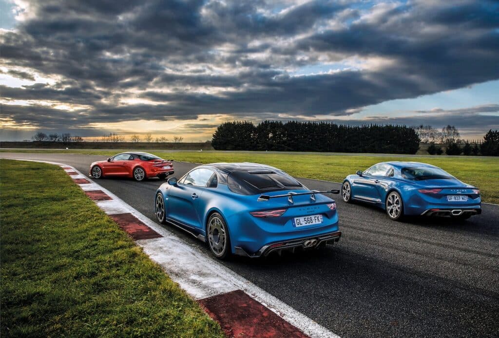 alpine a110 r façe à la a110 s et la a110 pure