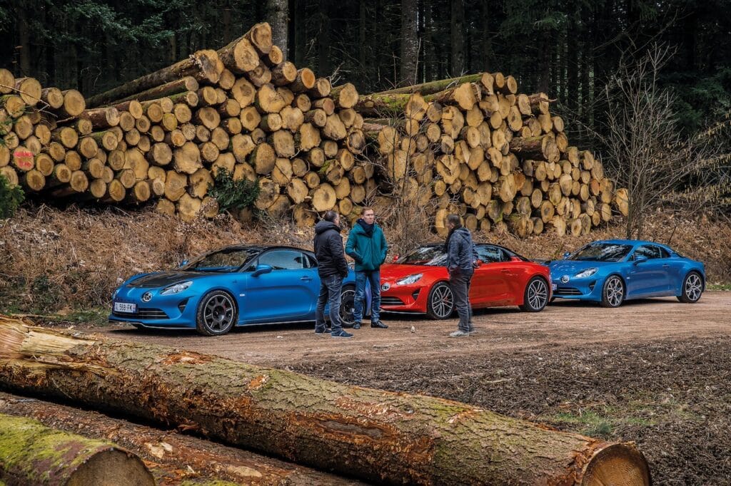 alpine a110 r façe à la a110 s et la a110 pure