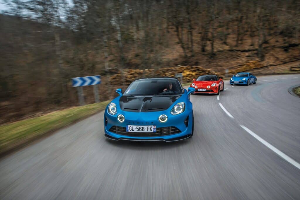alpine a110 r façe à la a110 s et la a110 pure