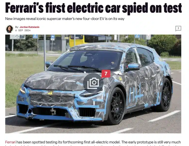 ferrari electrique proto