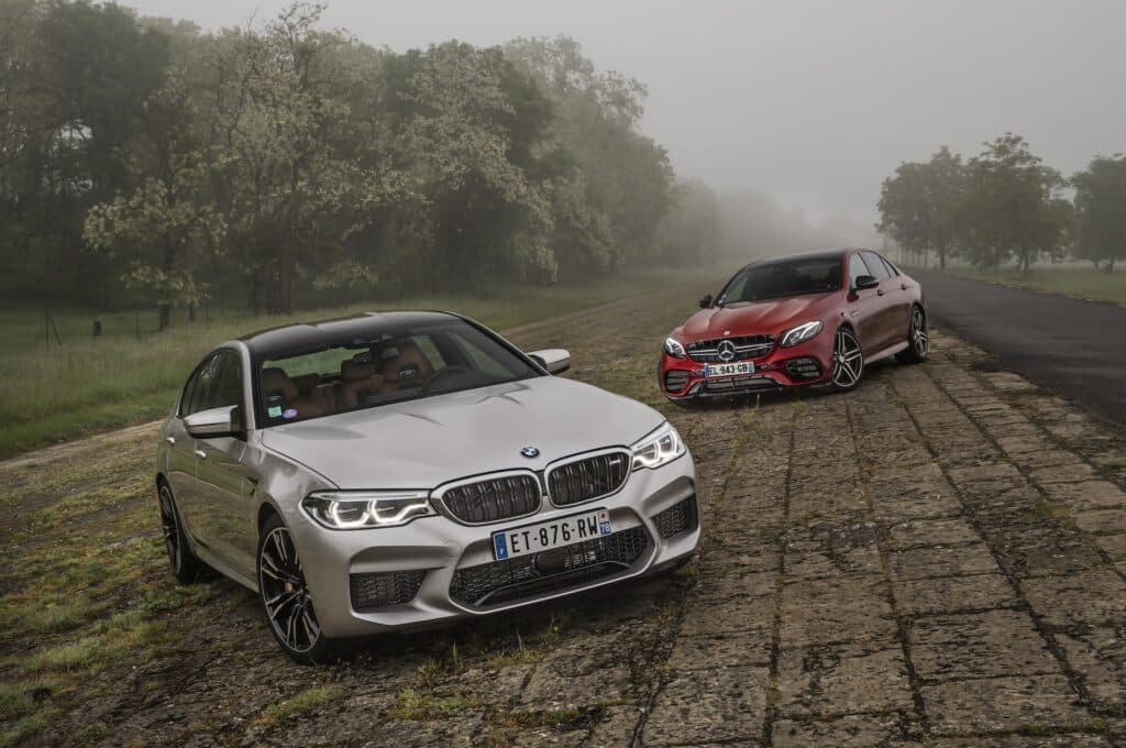 match bmw m5 2018 / mercedes amg e 63 s