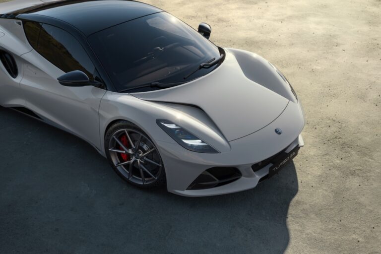 lotus emira turbo se zinc grey front