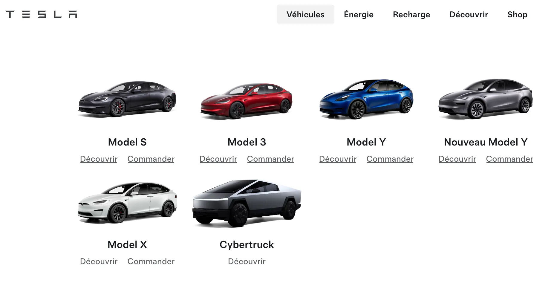 tesla ventes