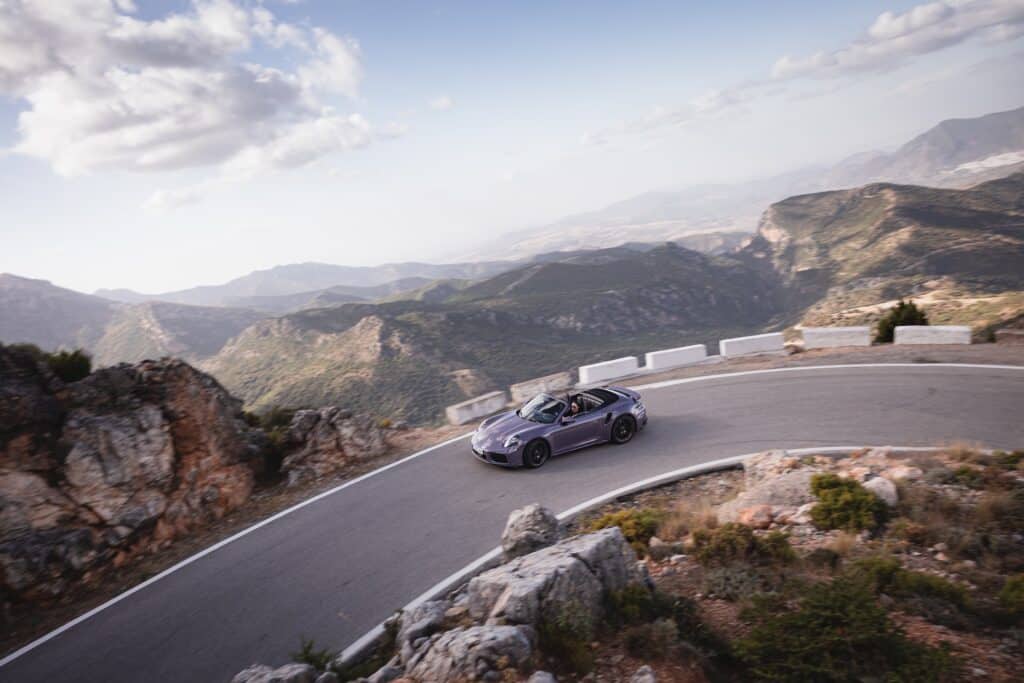 porsche 911 turbo s cabriolet dynamique av